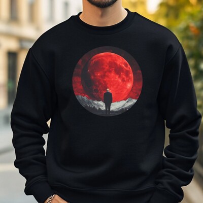 Trump Roter Mond Sweatshirt Kuschelig und Perfekt für jeden Anlass S bis 4XL