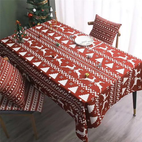 Minimalist Style Geometric Waterproof Cloth Table Cloth Kitchen Decor Tablecloth - Picture 5 of 55