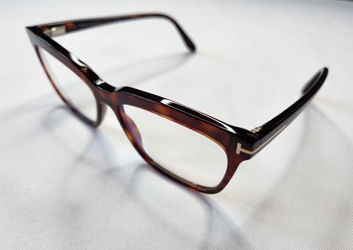 TOM FORD TF5686-B 054 DARK HAVANA EYEGLASSES w BLUE BLOCK LENS MADE IN ITALY - Picture 4 of 12