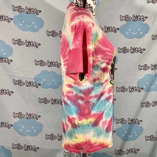 IML Issac Morris - Chill Tie Dye T Shirt Alien & Cat -Size Medium - Picture 6 of 7