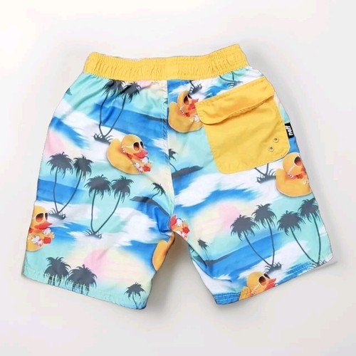 NEFF Holiday Duck Hot Tub Boys Volley Shorts Size Small - Picture 2 of 3
