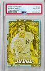 2022 Topps Fire Gold Minted Aaron Judge PSA 10
