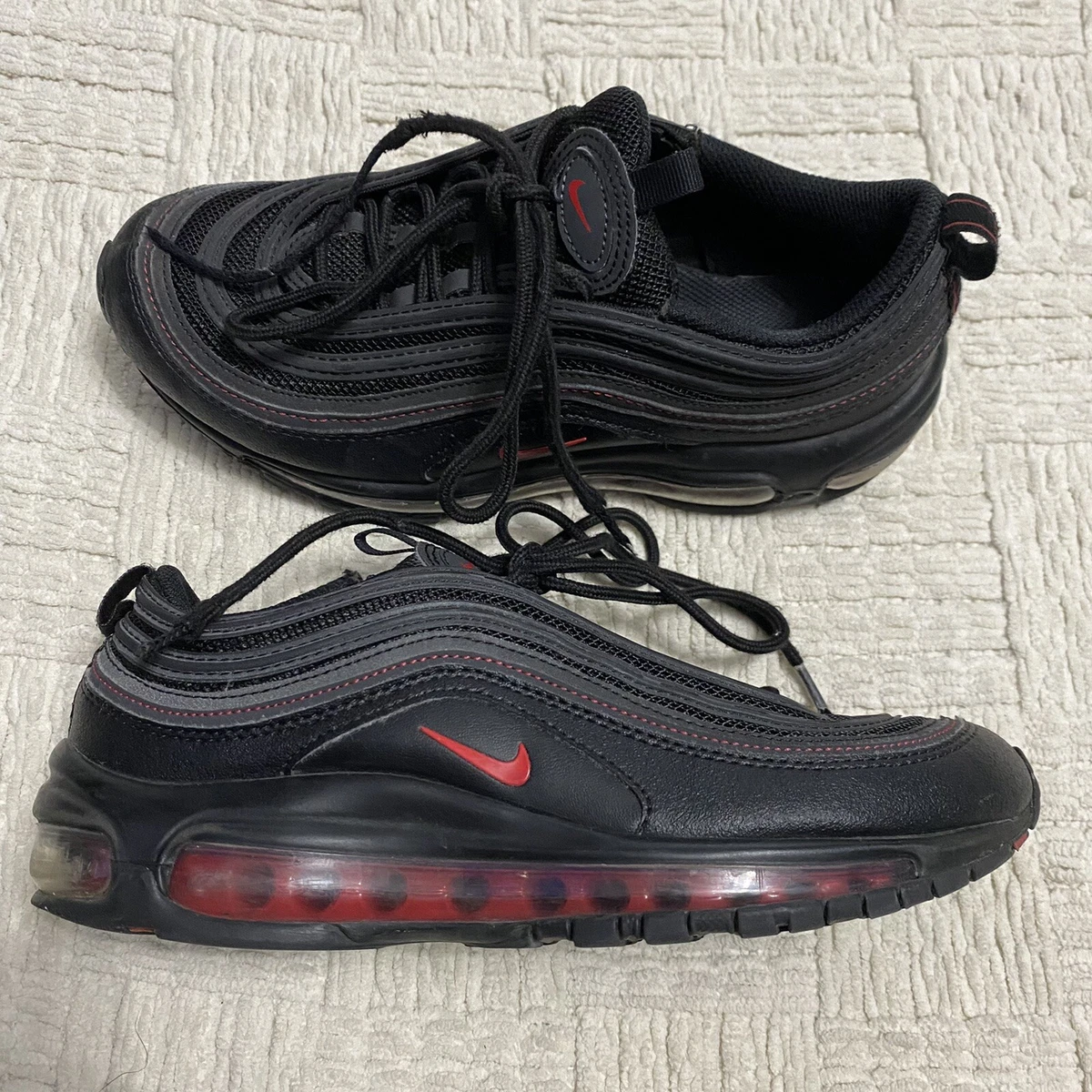 Air max 97 black with red check sale