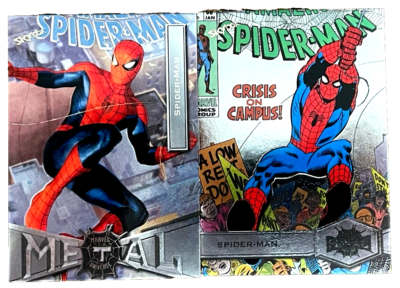 marvel metal universe スパイダーマン等カードセット