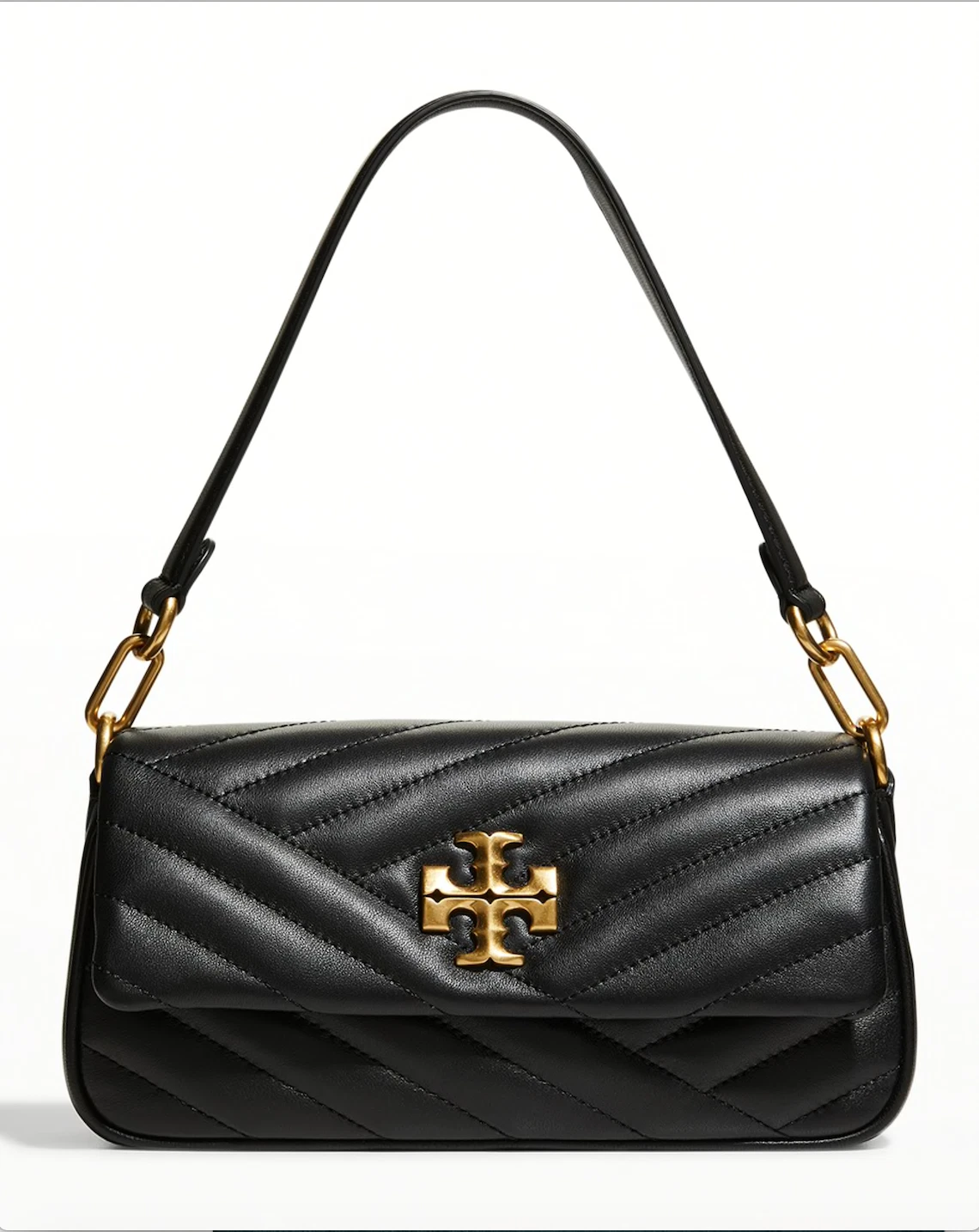 Borsa a tracolla Kira Chevron nuova con etichette $498 tory burch nera