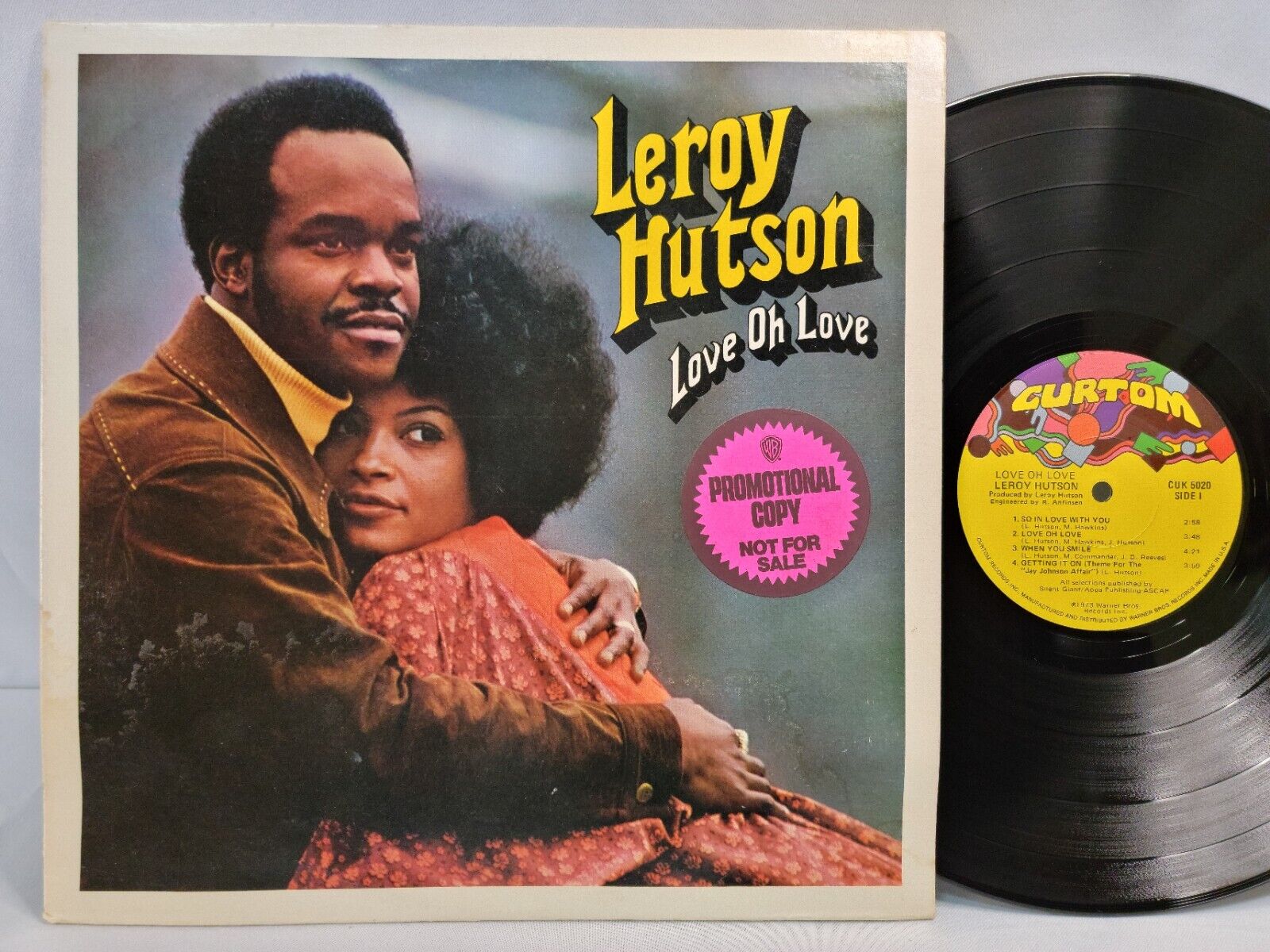 Leroy Hutson - Love Oh Love - OG 1973 LP - CURTOM - RARE SOUL - EX