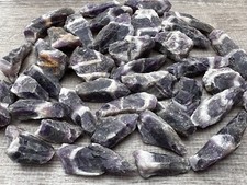 Chevron Amethyst Rough Stones, 1-2" Natural Chevron Amethyst, Wholesale Bulk Lot