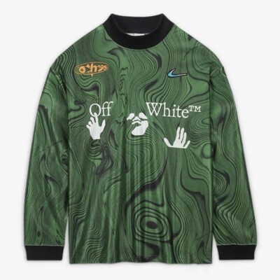 スウェット・トレーナー Nike x Off-White Allover Print Jersey Kelly Green Nike x Off-White Allover Print Jersey Kelly Green, Size XL