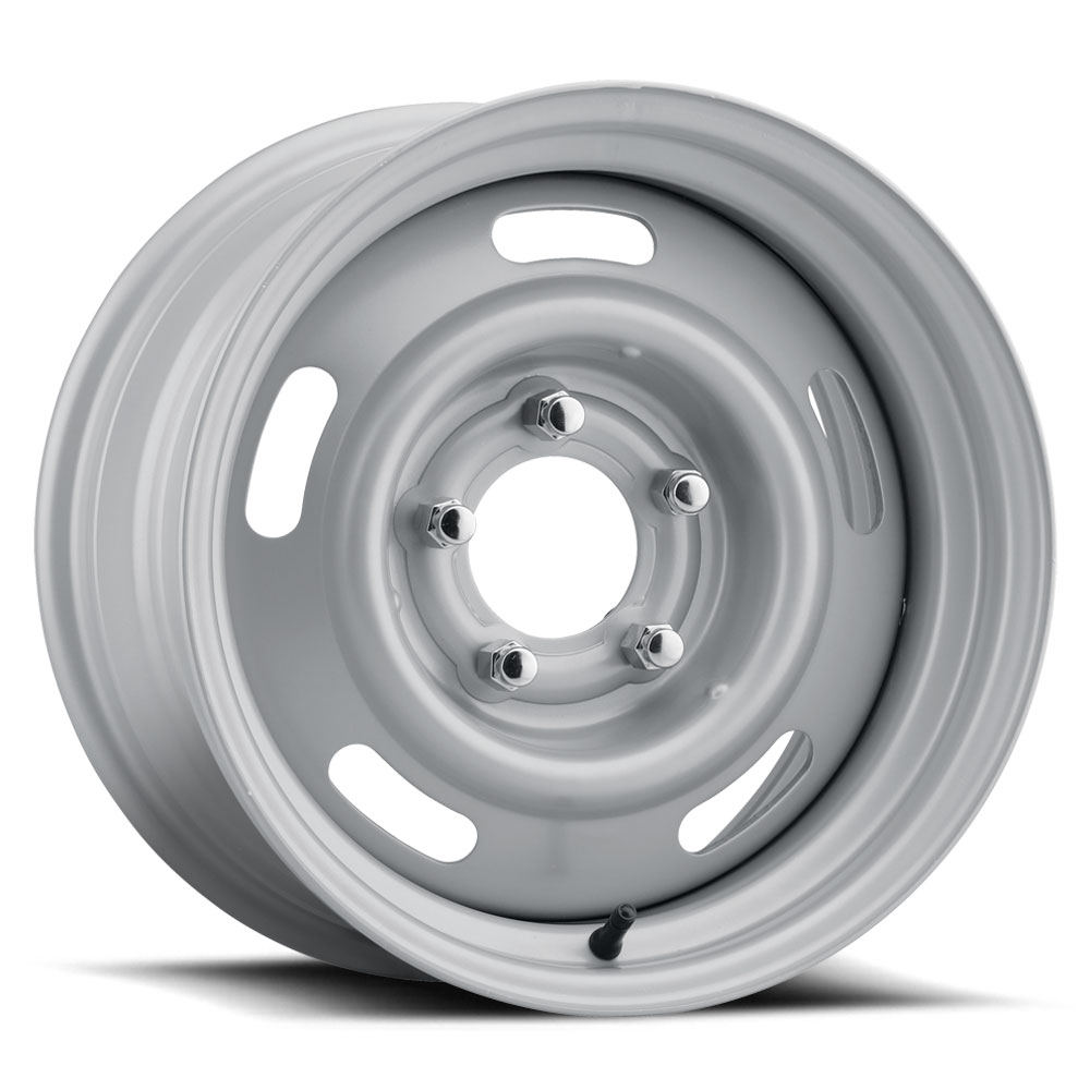U.S. WHEEL Rallye 55 Rim 15X8 5X114.3/5X120.65 Offset -6 Silver ...