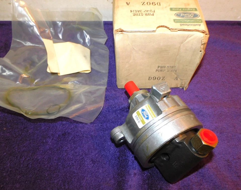 1979 1980 Ford Mustang LTD II Capri Grand Marquis NOS REMAN POWER STEERING PUMP - Image 4 of 4
