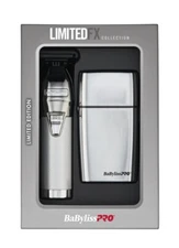BaBylissPRO LimitedFX Collection Trimmer & Shaver Set Silver | FXDUOFS2TS