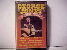 George Jones 20 Greatest Hits Cassette MADE IN HOLLAND C26