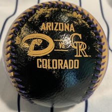 Arizona Diamondbacks 2006 Opening Day Rockies Rawlings Souvenir Baseball Ball