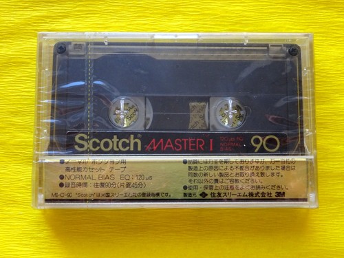 1x SCOTCH Master I 90 Cassette Tape 1979 + OVP + SEALED + for JAPANESE MARKET + - Picture 2 of 2