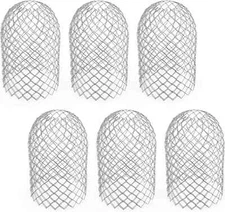 MEKKAPRO Aluminum Downspout Filter, 6-Pack, 3-Inch Expandable Rust-Proof Gutter