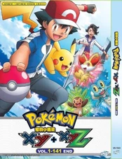 Pokemon XY XYZ TV Series 141 Episodes Japanese Anime DVD English Sub Free Ship