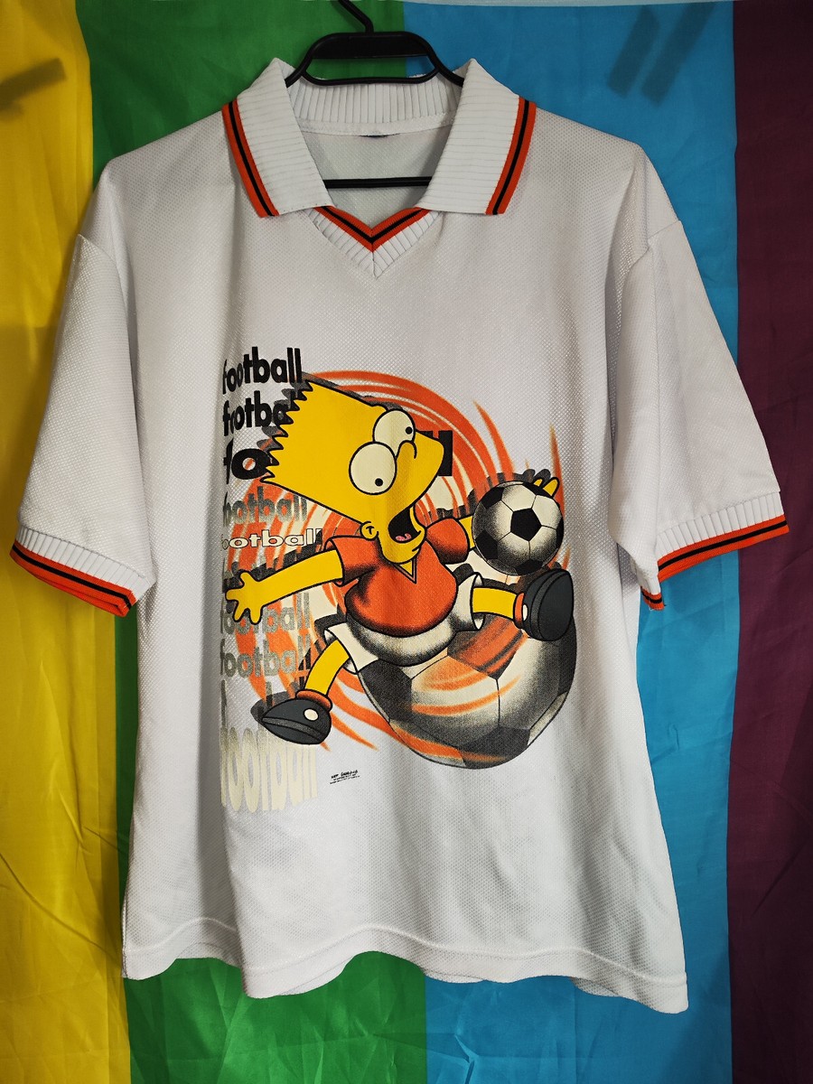 T-Shirt Vintage Bart Simpson Football - Taille XL - Simpson - Espagne