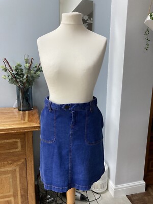 Promod Denim Skirt UK 14