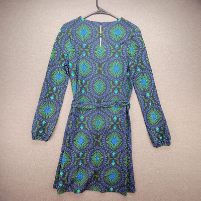 Boden 4R Black Chrome Violet Jersey Shift Dress 1343 | eBay