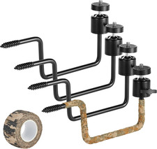 Trail Camera Mount, 4-Pack 360 Tree Bracket, 1/4In Thread, Camo 4-Pack Trail
