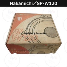 Subwoofer de audio para automóvil Nakamichi SP-W120 200 W RMS 400 W máximo 4 ohmios caja abierta sin usar