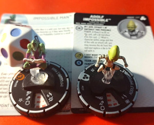 Heroclix IMPOSSIBLE MAN CONVENTION EXCLUSIVE ADOLF IMPOSSIBLE FANTASTIC FOUR LOT