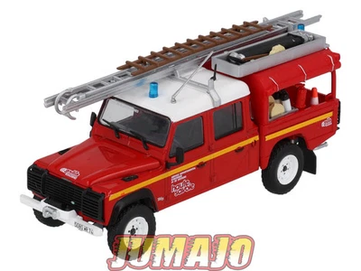 CPL57 VÉHICULES LÉGERS POMPIERS 1/43 HACHETTE IXO LAND ROVER 130 VTU GALIN - Photo 1/4