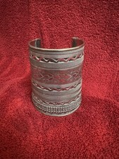 Sterling Silver Tribal Cuff