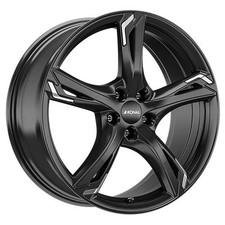 1x RONAL RONAL R62 CHROME jetblack 8.0Jx19 5x112 ET45