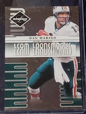 DAN MARINO 2008 LEAF LIMITED TEAM TRADEMARKS /999 DOLPHINS HOF