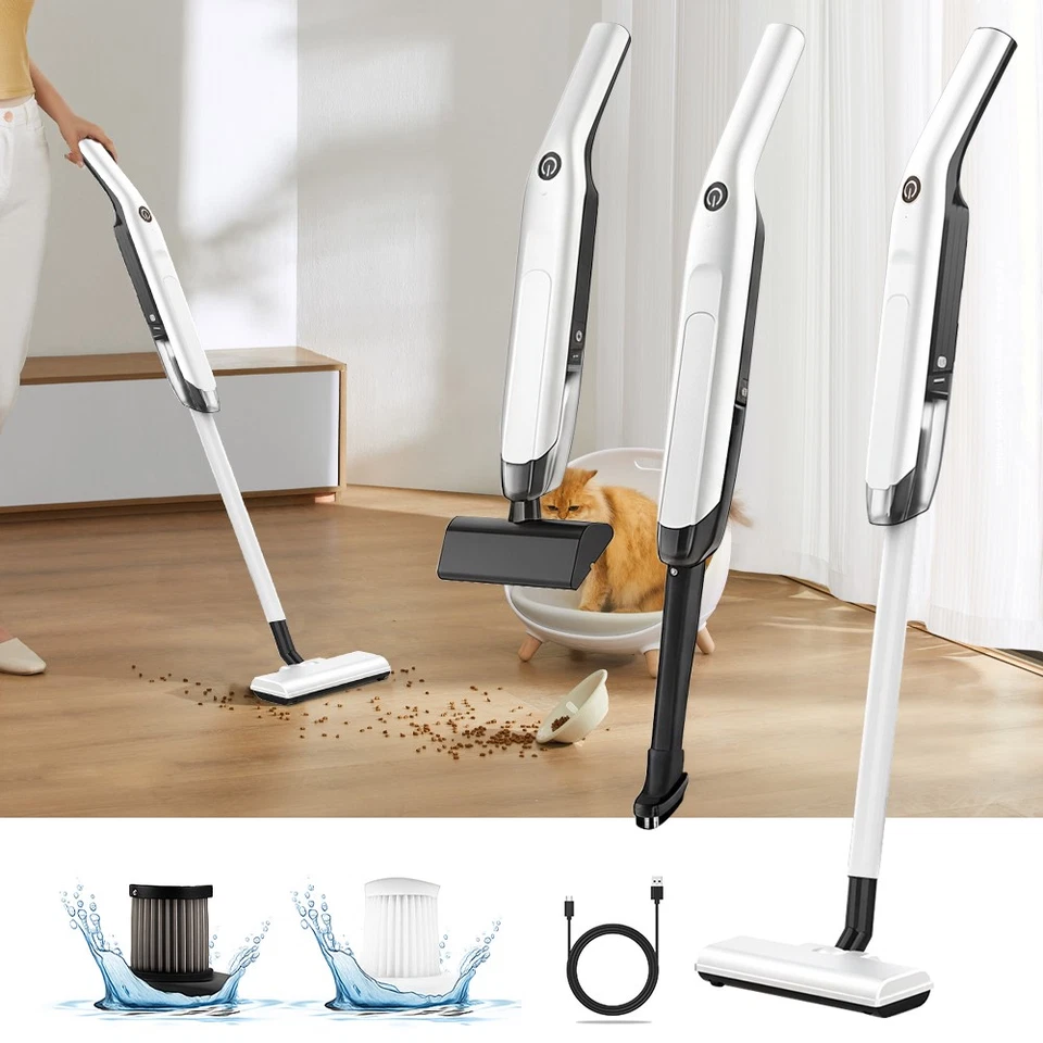 Cordless Vacuum Cleaner Rechargeable Lightweight Stick/Upright Vac HEPA Cleaner - Image 4 of 4