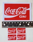 VTG & Rare Coca Cola decals 1 large & 1 sheet of 4small, P91