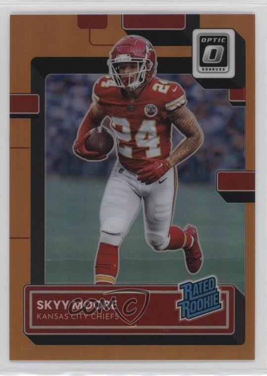 2022 Panini Donruss Optic Rated Rookie Orange Prizm 178/199 Skyy Moore #224 1k3q