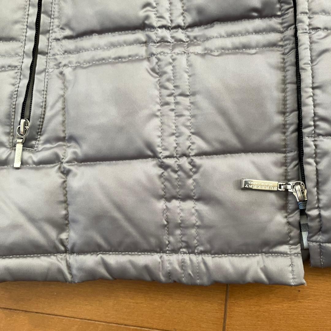 BURBERRY BLACK LABEL Down Jacket Size M Champagne Gold From Japan thumbnail 18