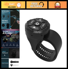 Waterproof Bluetooth Media Button Remote - Wireless Music Controller for Car, Bi
