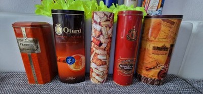 Seltene Blechdosen Sammlung       Otard , Hennessy, Cointreu, Asbach, Radeberger