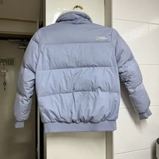 National Geographic Sky Blue Pile Padding Coat - Pre-Owned