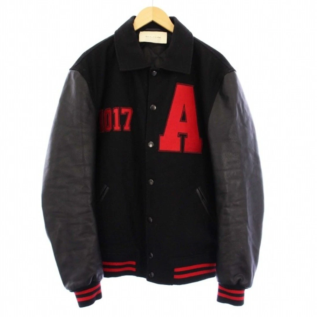 GIACCA ALYX LOGO VARSITY NERA BLUSA IMBOTTITURA ESTERNA XL KH AA usata 9506b99a11ea3