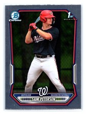 2026 Bowman Baseball Chrome Prospects Sam Petersen #BCP-122 Washington Nationals