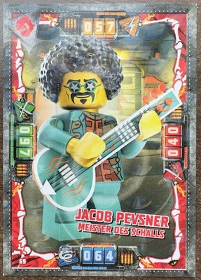 69 - Jacob Pevsner Master of Sound - Heroes Map - LEGO Ninjago SERIES 4