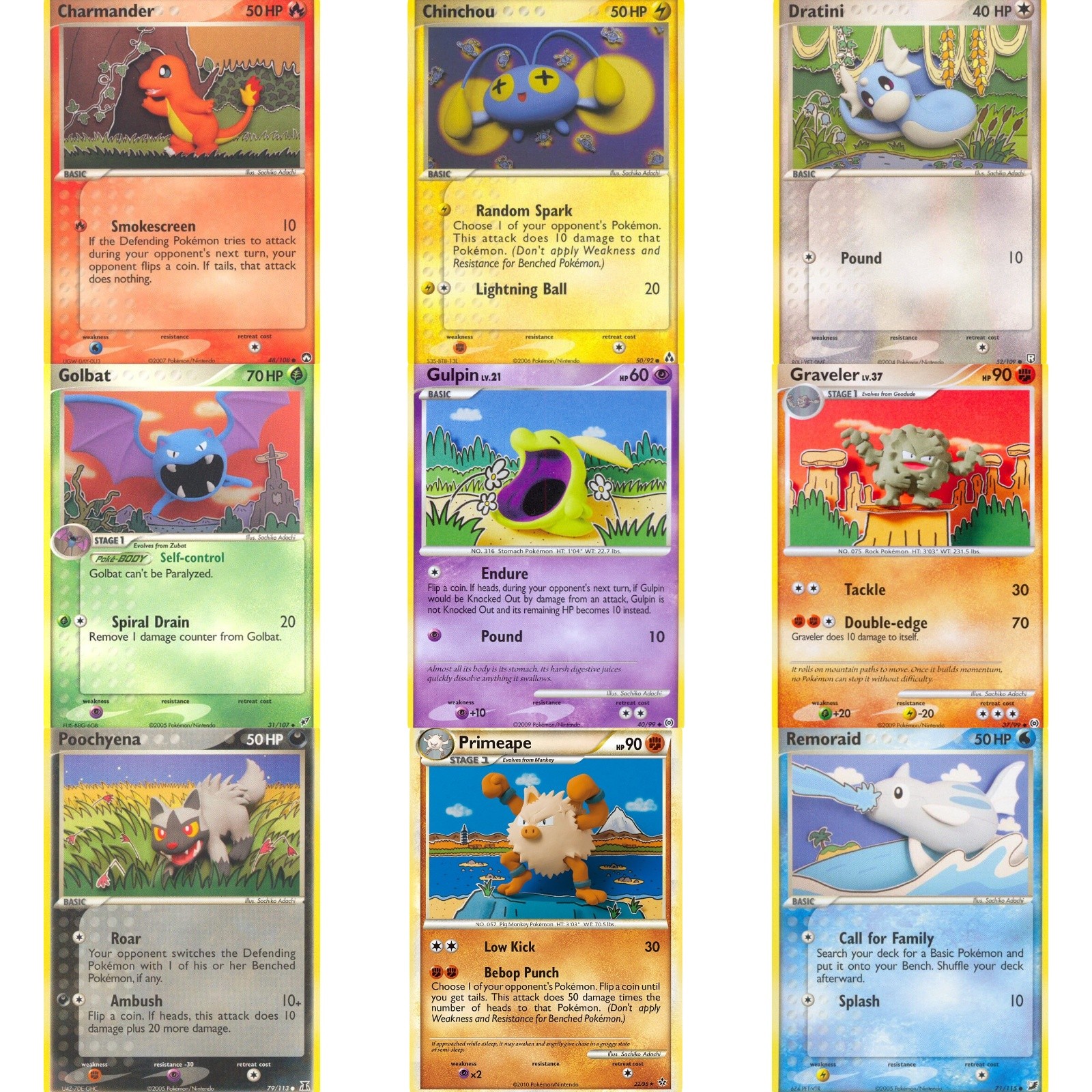 Sachiko Adachi - Pick Your Pokemon Cards NM/LP - Vintage Regular + Foils