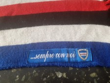 Écharpe Supporter Sampdoria – Collection Années 90 – Rare – Italie – Bianco