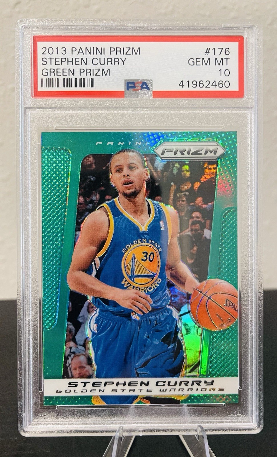 2013 Panini Prizm Stephen Curry Green Prizm - PSA GEM MT 10 Pop 42