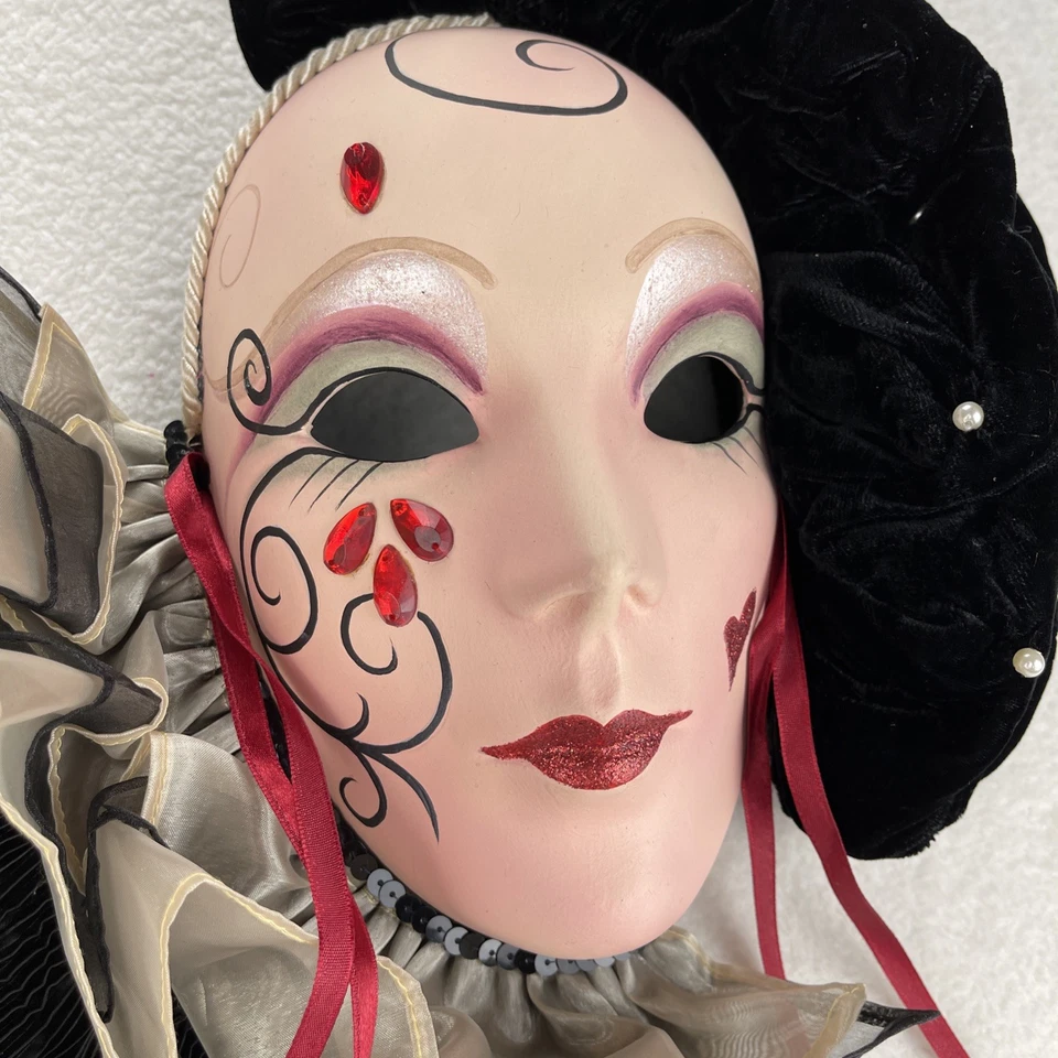 Katherine's Collection Mardi Gras Wall Mask Masquerade Ball Retired Rare VTG - Image 4 of 4