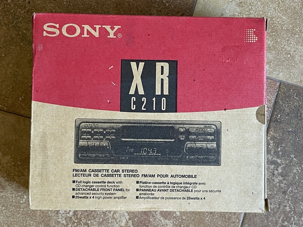 ソニーREONPOCKET4 Sony XR-C410 Cassette Car Stereo Removable Face - NEW IN OPEN BOX