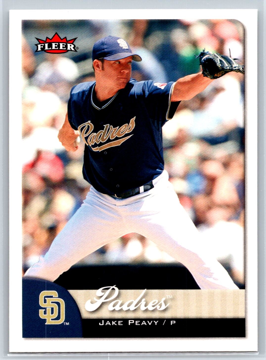 2007 Fleer Jake Peavy San Diego Padres #82