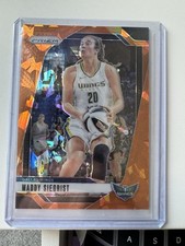 2024 Panini Prizm WNBA - Maddy Siegrist #94 Orange Ice Prizm