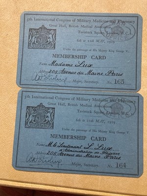 FÜNFTER INTERNATIONALER KONGRESS FÜR MILITÄRMEDIZIN UND APOTHEKE LONDON 1929