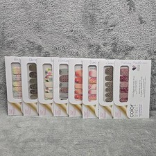 Lot Of 8 Color Street Real Nail Polish Strips Cammo Swirls Leopard Patterns