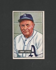 1951 Bowman Jimmy Dykes #226 ~ Athletics  ~ Gorgeous High Grade Card!